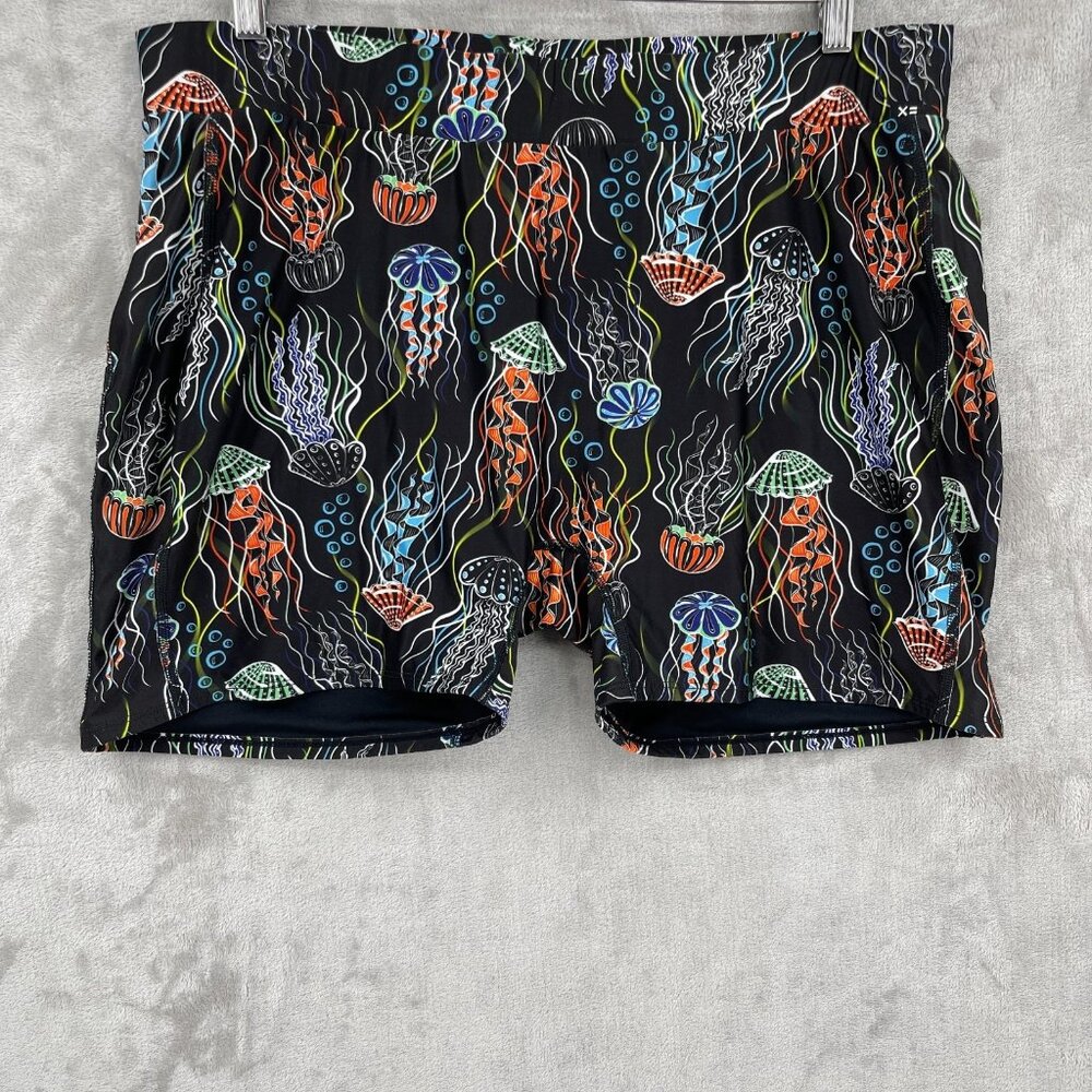 Tomboy X Jellyfish Sea Life Allover Print Swim Shorts Don't Be Jelly
